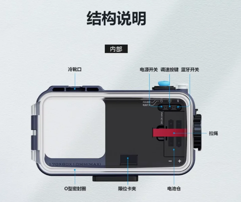 โทรศัพท์บลูทูธใต้น้ํากันน้ํา Universal เคสโทรศัพท์สําหรับ Iphone 15 16 Pro Max Galaxy S23 S24 ขายใหม่ล่าสุด