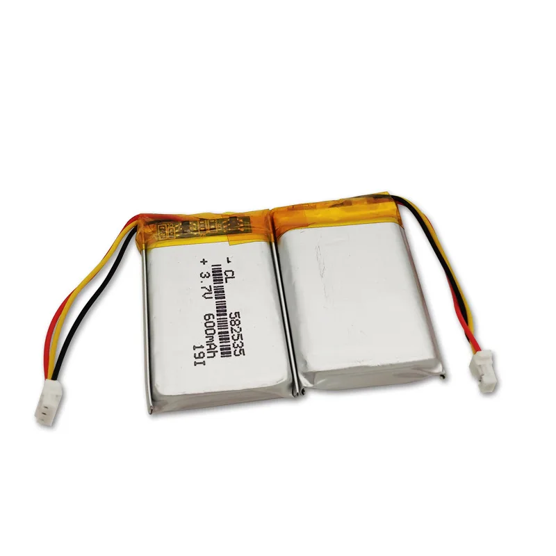 New 582535 SP5 3.7V 600mAh Rechargeable li lithium polymer Battery For dvr navigation video recorder DVR cubex v50 hp f550g