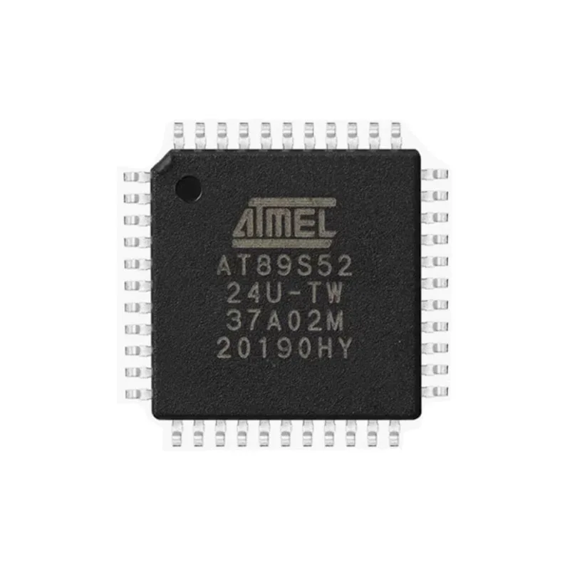1/5PCS AT89S52-24AU AT89S52-24JU AT89S52 24AU 24JU 8-Bit Flash Microcontroller 50K 51 MCU chip