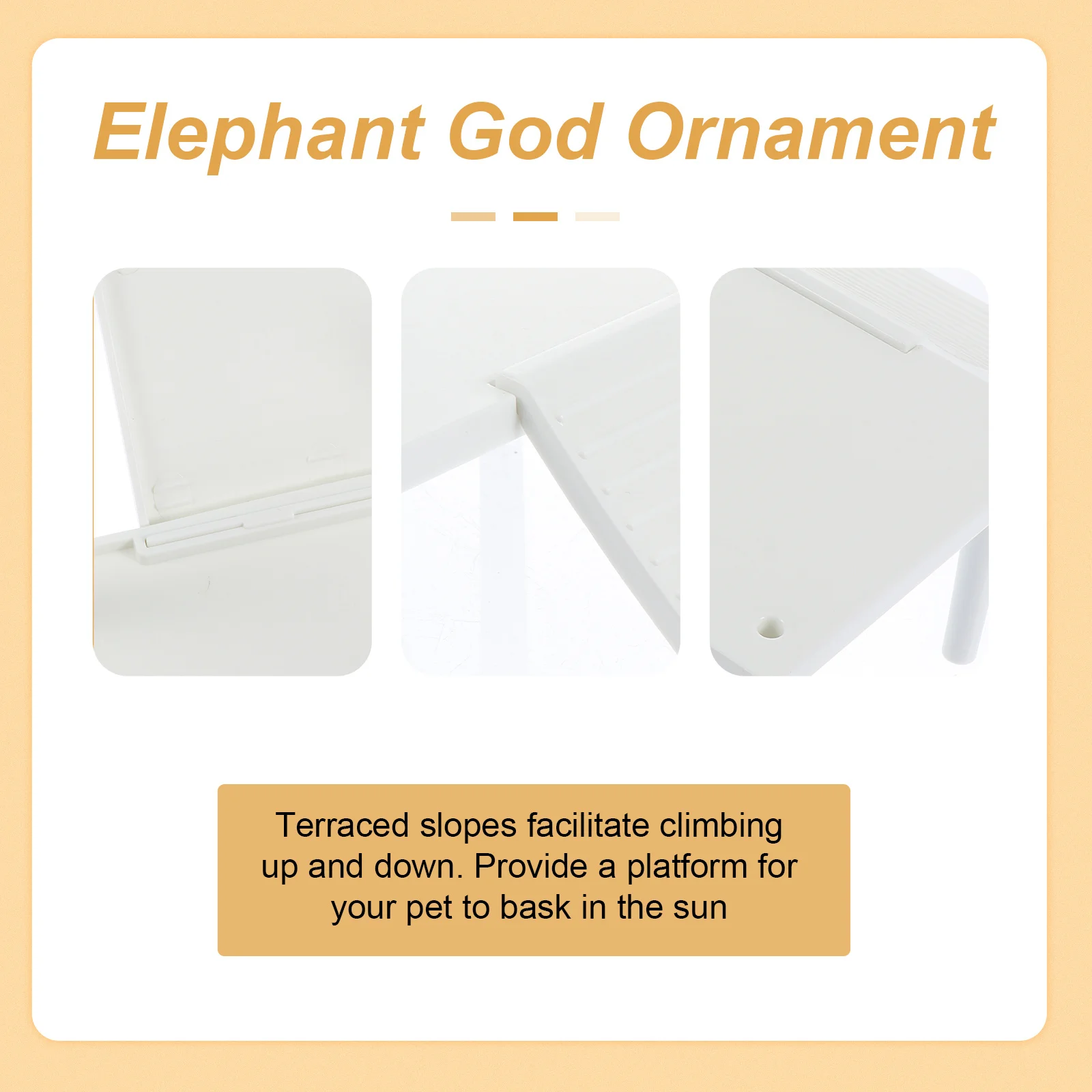 

1Pcs Turtle Basking Platform Plastic Tortoise Terrace Stable Resting Area for Aquarium Fish Tank Reptile Turtle Climbing Island