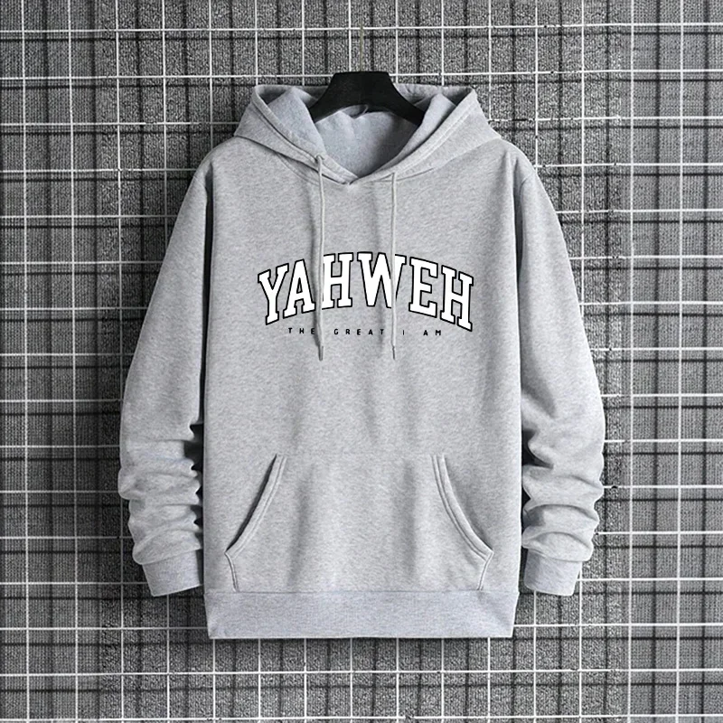 Street-Style Herren YAHWEH Hoodies 2026 Urban Fashion Trendiger Kapuzenpullover Männlicher Hip-Hop-Freizeitanzug Herbst Winter Cooler Hoodie – Detail 6