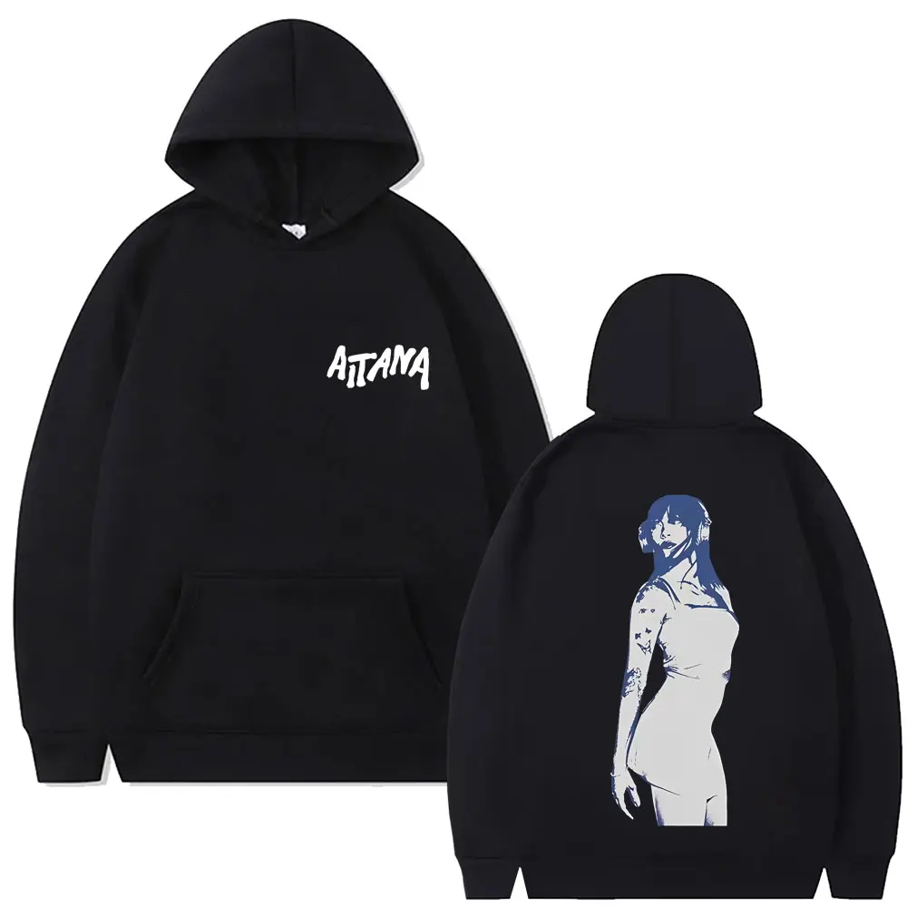 

Singer Aitana CUARTO AZUL Album Graphic Hoodie Men Women Fashion Pop Music Hooded Sweatshirt Men's Casual Fleece Cotton Hoodies