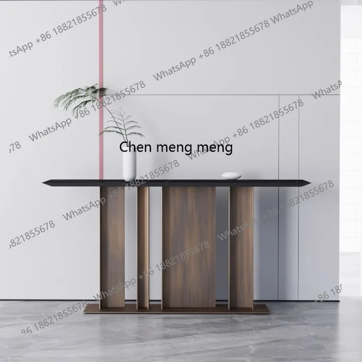 

Sales department Entrance desk case lobby End view desk Extremely narrow against the wall Entrance cabinet New Chinese style