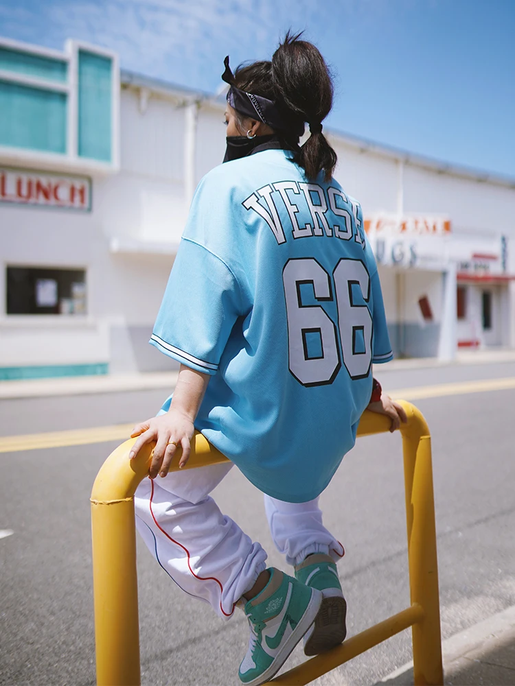 

Original Hiphop American Baseball ort Sve Trendy Couple f Sve West Coast Hip Hop Street Dance Open Cardigan Jersey...
