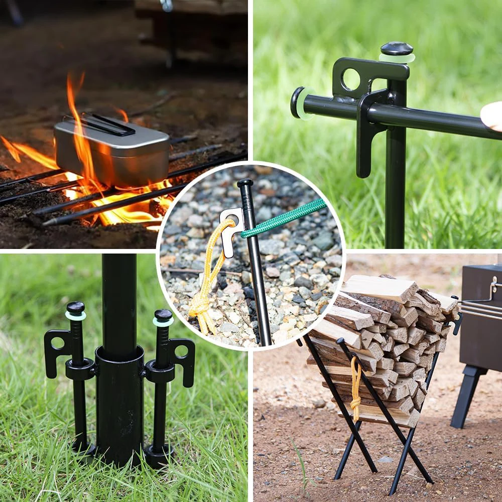 4Pcs Heavy Duty Tent Stakes wi - Outdoor Power Stake 评论和价格