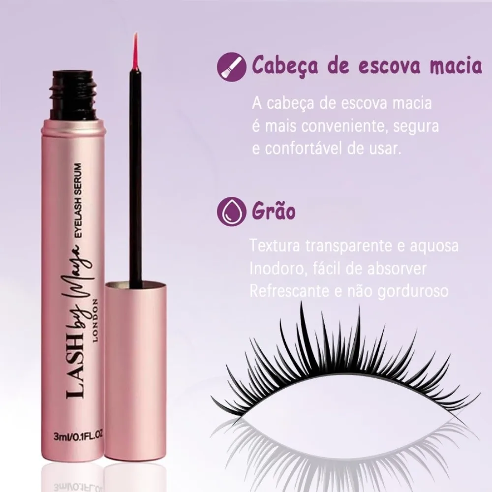 Fast Absorption Eyelash Eyebrow Enhancing Serum Moisturizing Thickening Effect Hair Thickener Essence Hydrogel Nourish