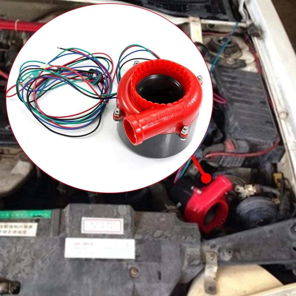 Simulador de válvula de escape falsa para coche, sonido turbo eléctrico 12V, válvula de soplado, válvula Hooter sonido B