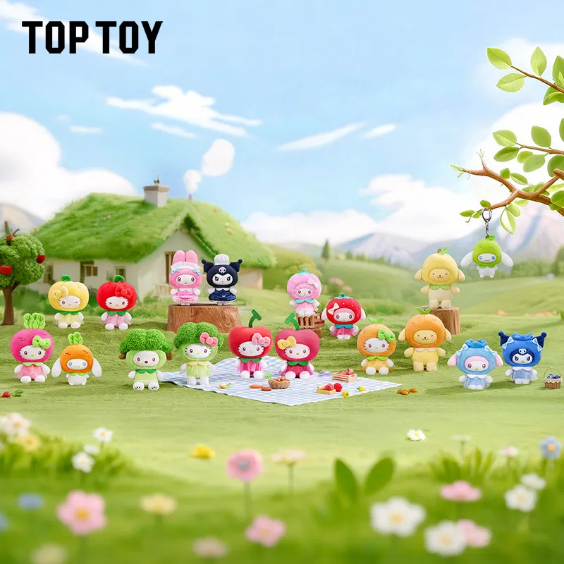 

Коллекционная мини-серия TOP TOY Sanrio «Фрукты и овощи»: милый брелок Hello Kitty, аниме-украшение, детская игрушка, подарок на день рождения