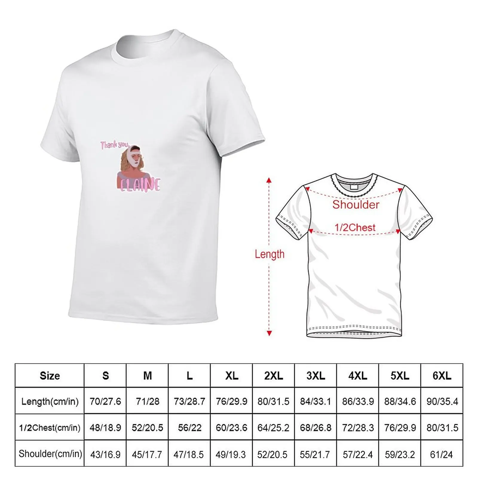Thank You, ELAINE! Face Bra from Ally McBeal T-Shirt anime t shirts for man man tshirt T-Shirt