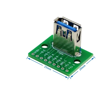 1 ชิ้นประเภท A USB หญิง DIP 2.54 มิลลิเมตรบอร์ด PCB อะแดปเตอร์แปลง USB เชื่อมต่อ USB หญิงสําหรับ Arduino