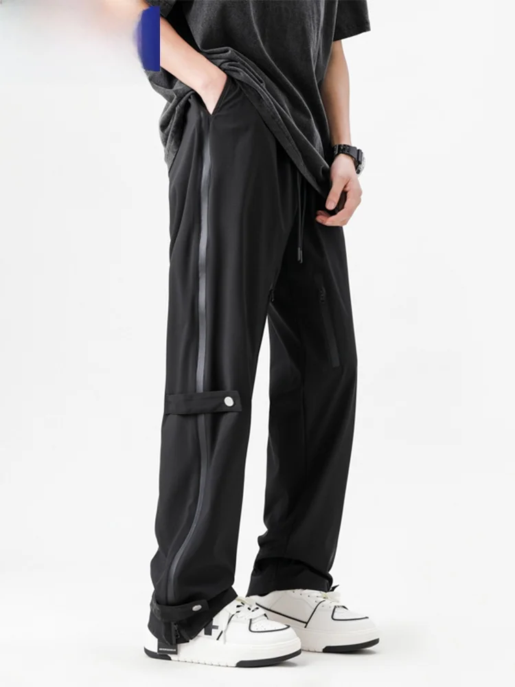 

Wassup Happy American Sle мужские повседневные брюки весна осень лето уличные функциональные прямые брюки модный бренд