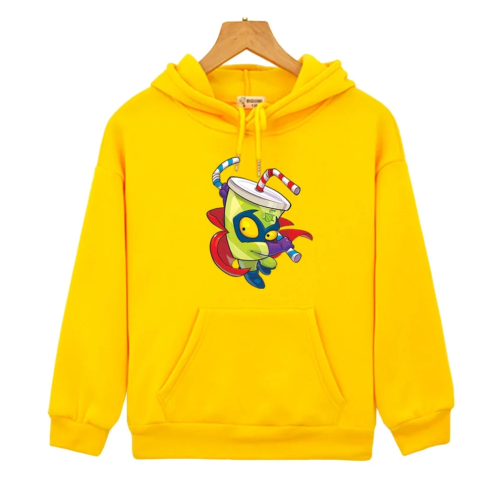 Super Zings SuperZings Cartoon Hoodies Sudaderas Comfortable Warm Children Cute Sweatshirts Autumn Boys Girls Hoody Kids Clothes