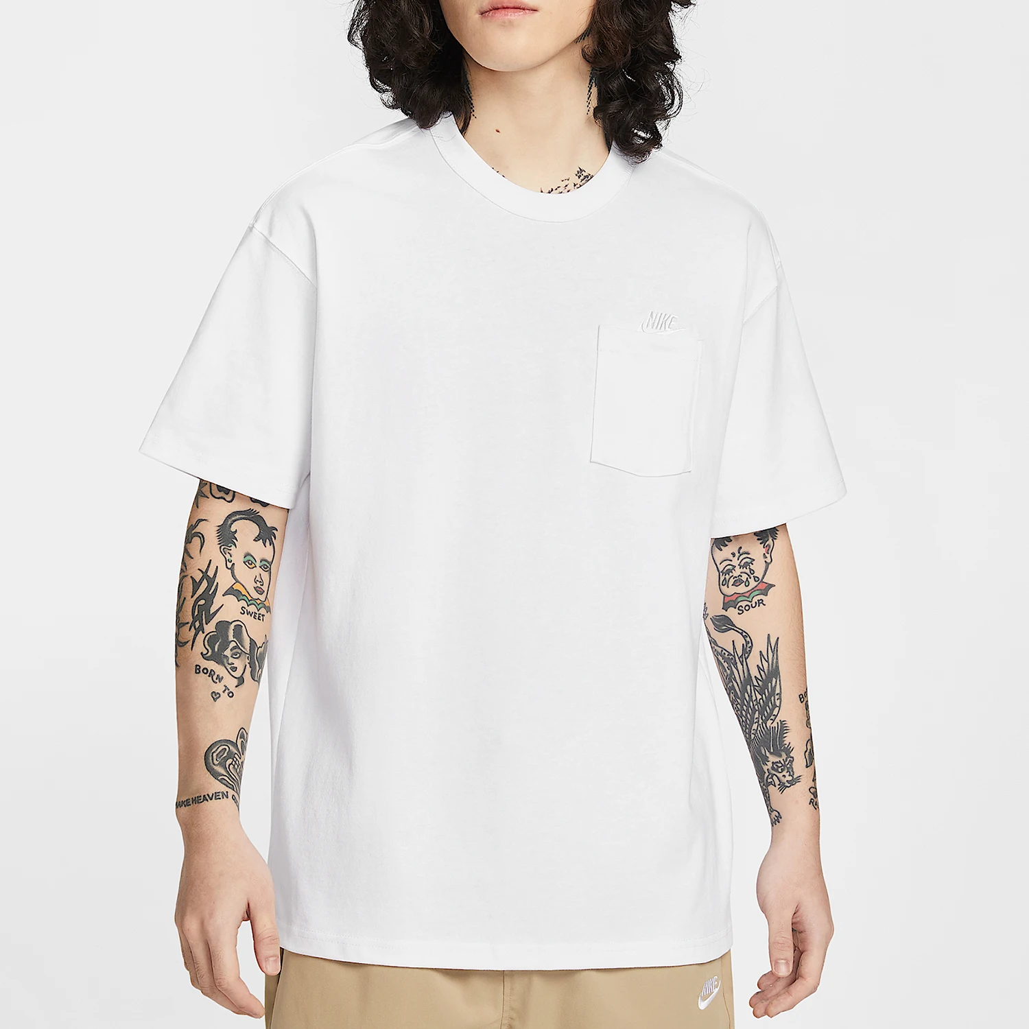 

Nike Authentic Summer Men's Simple Soft Lightweight Casual Short Sleeve T-Shirt IH1124-100