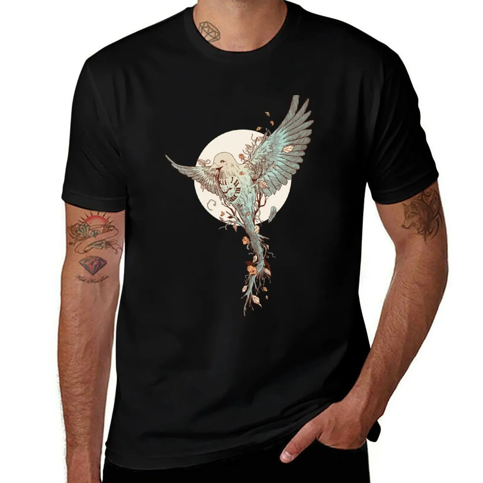 Tempus Fugit T-Shirt Water Resistant Casual T-Shirt