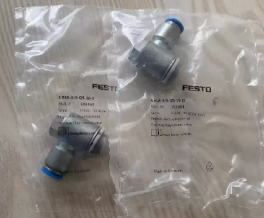 

2PCS New original FESTO GRLZ-M5-QS-3-D 193153 GRLA-3/8-QS-10-D 193151 GRLA-1/2-QS-12-D 193152