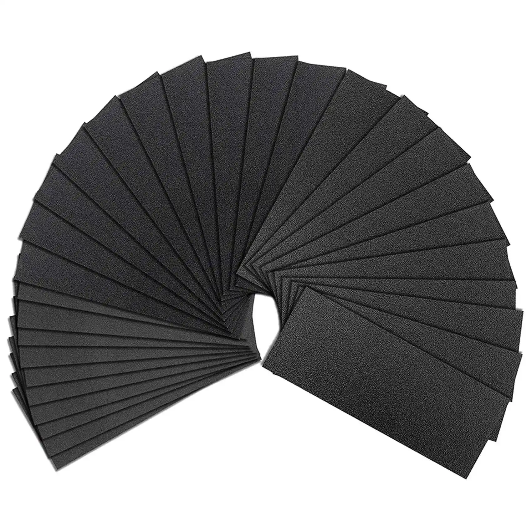 30 Pieces Wet and Dry Sandpaper 80 120 220 Grit Assorted Sanding Sheets, 9 x 3.6 Inches Abrasive