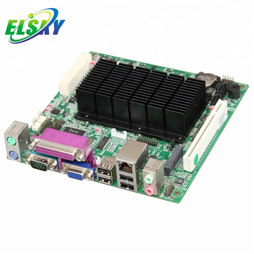 New Cheap Factory Motherboard D2550 Dual Core 1.86GHz PS2 LPT LVDS with Mini PCIE  PCI Slots Dual EDP for POS