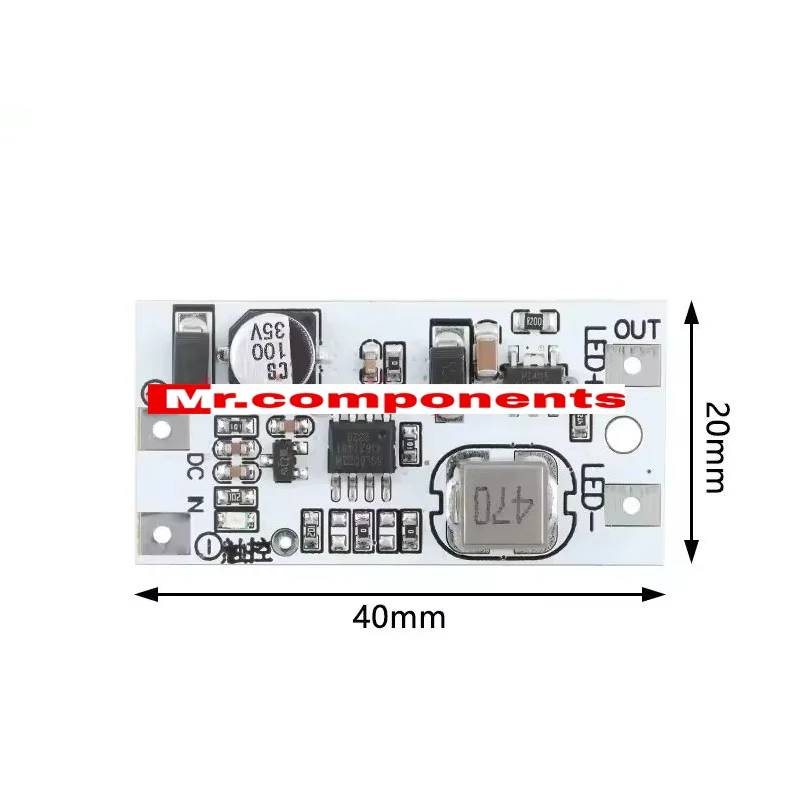 1Pc-2Pcs Single-channel Stepless Touch Dimming LED Constant Current Driver Module Floor Table Lamp led Light Strip Repair DIY