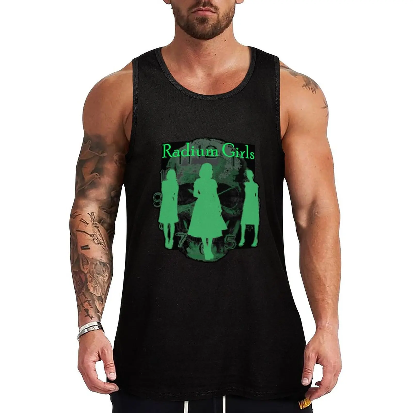 Radium Girls Tank Top gym t shirt men gym clothes man fitness