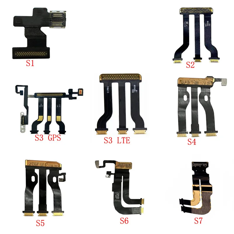 Touch Screen Mainboard Board LCD Display Connector Flex Cable For Apple Watch S6 S5 S4 S3 SE Series S 1 2 3 4 5 6 38 40 42 44 mm