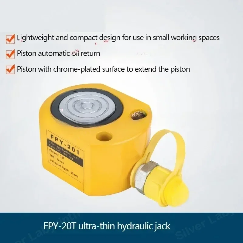 Portable Electric Hydraulic Jack With CP-180 Hydraulic Hand Pump FPY-20T Electric Separated Ultra-Thin Hydraulic Lifting Jack