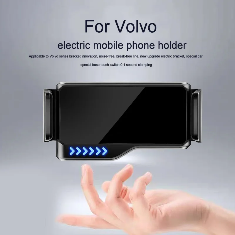 for volvo xc60 s90 s60 xc40 xc90 v90 v60 electric car phone holder car navigation