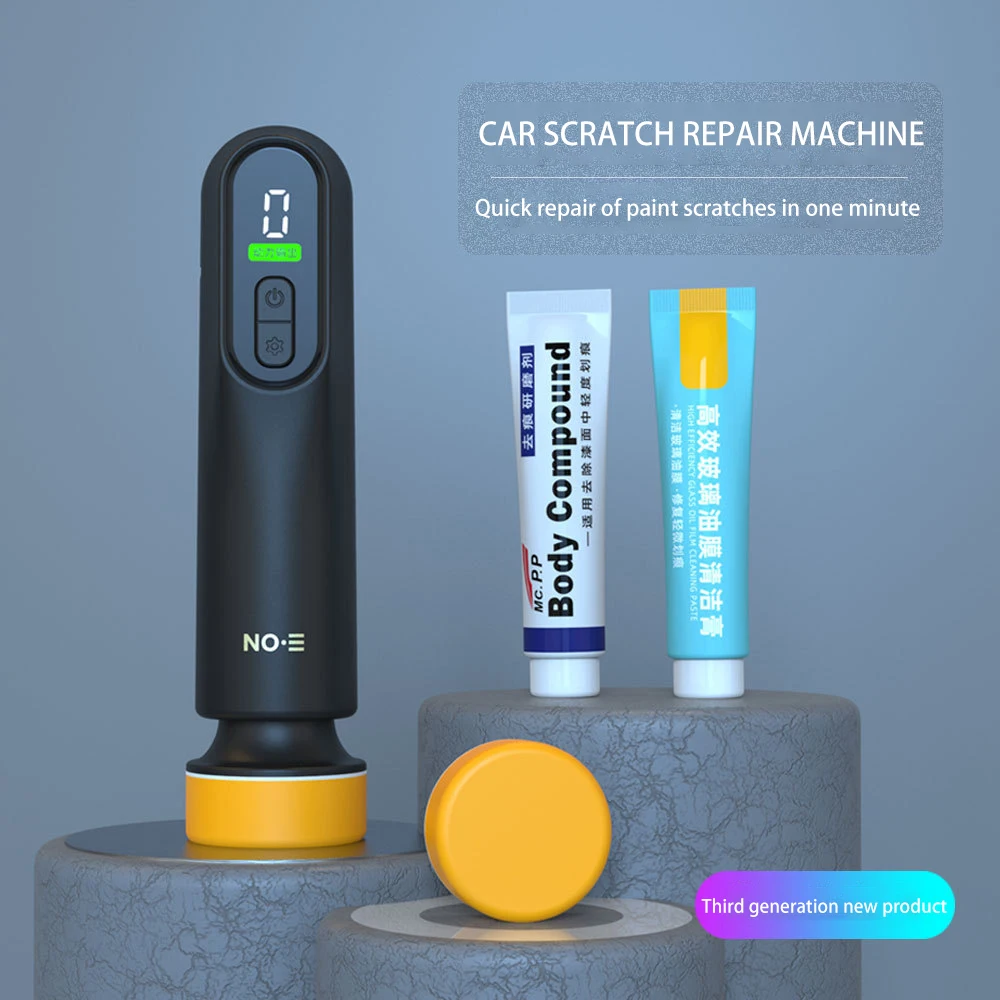 

40W Car Waxing Polishing Sanding Machine Handheld Car Paint Scratch Repairing Machine Windscreen Glass Oil Film Remove Machine