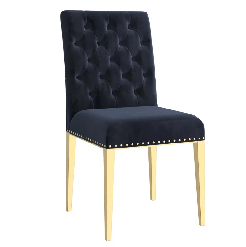 

z Hot Sales Luxury Gold Stainless Steel Dining Chair Velvet Restaurant Chair Wedding Chair for Home Hotel Wedding
