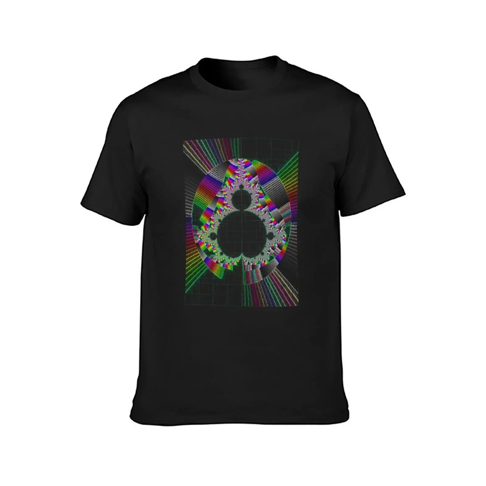 Mandelbrot series X T-Shirt anime oversized graphic tee plus sizes oversized t shirt men