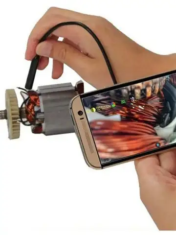 USB Endoscope for OTG Android Phone 5.5mm Borescope Inspection Snake Camera IP67 Waterproof with 6 LED Lights For Type C