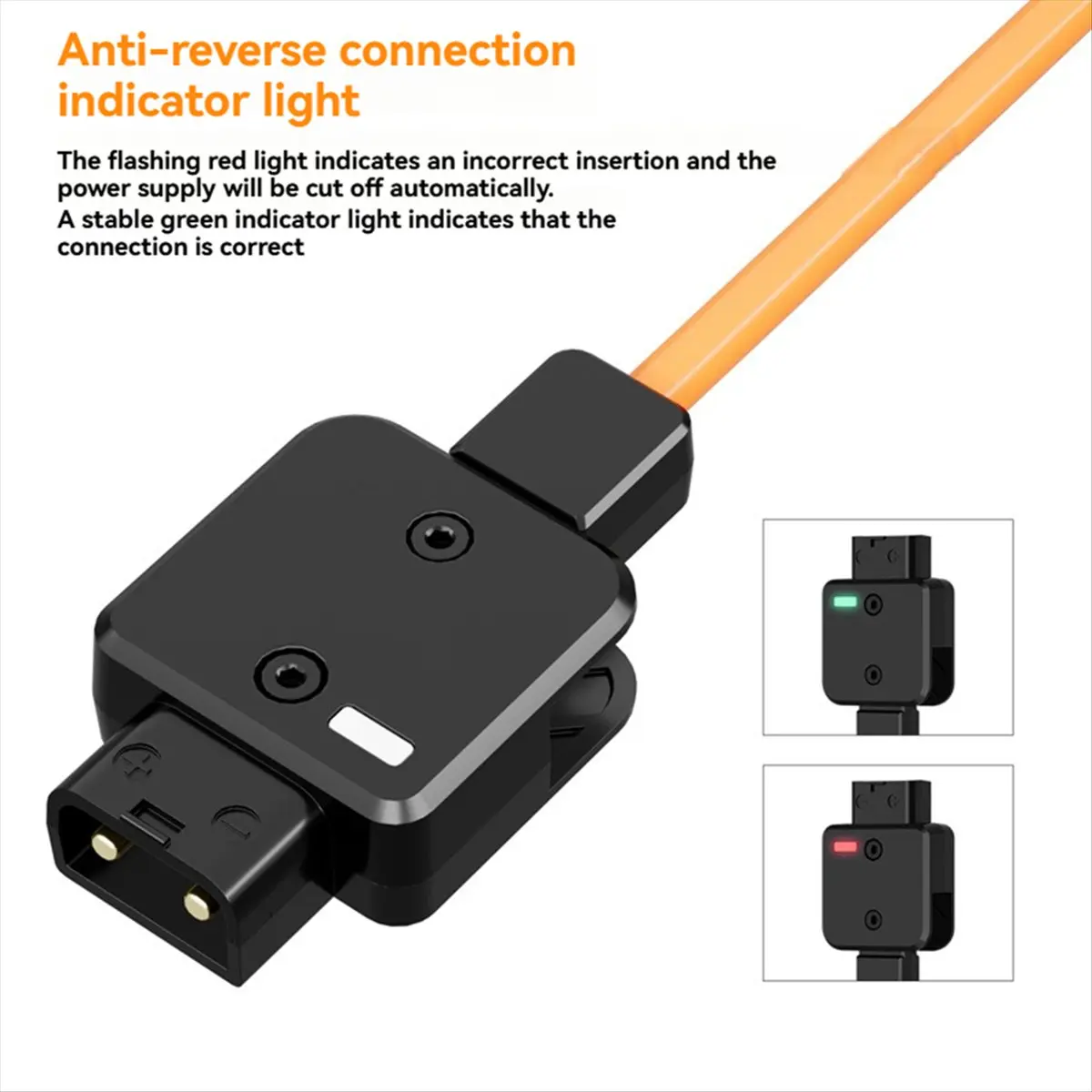 -P4 D-Tap to 4 D-Tap Splitter Cable One Point Four Adapter Cable 180° Rotatable for V-Mount Battery