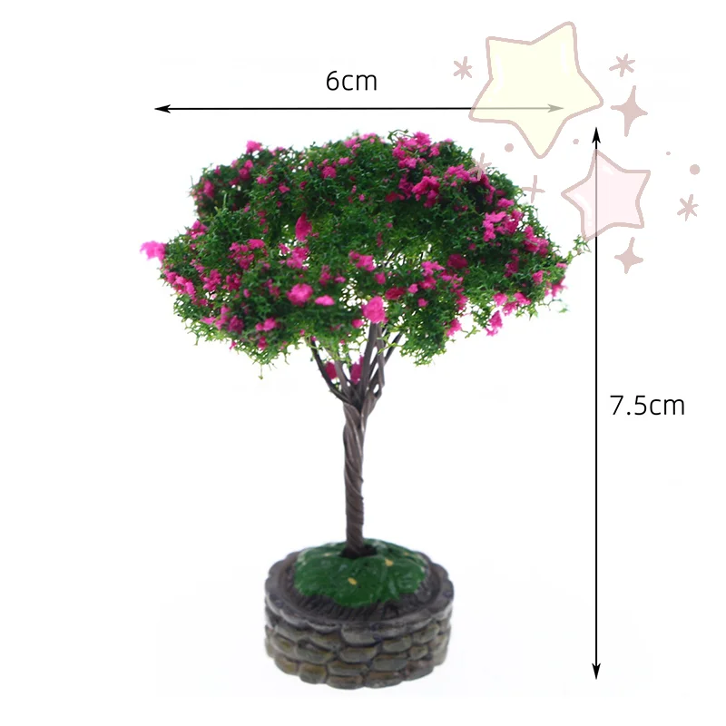 1:12 maison de poupée Mini paysage Orange arbre fruitier modèle pour jardin cour scène maison de poupée Diorama décor accessoires