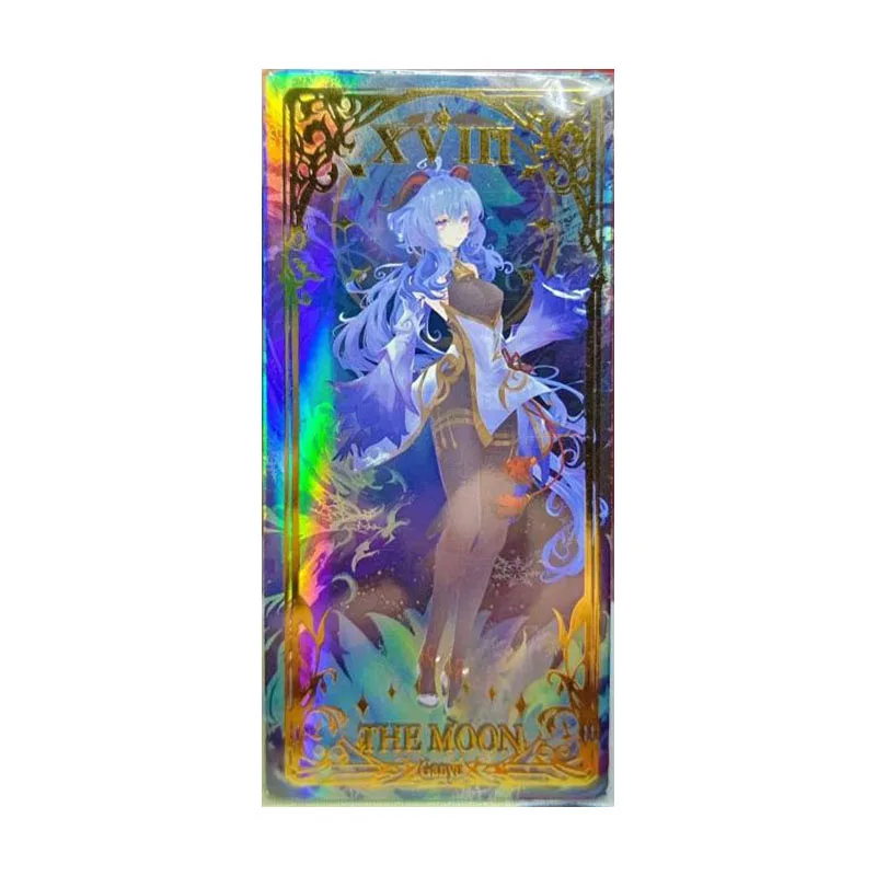 Anime Goddess Story Rare XP SZP SLP GP XP SKP SEP DP MR Refraction Foil Ganyu Toys for boys Collectible Cards Birthday Present