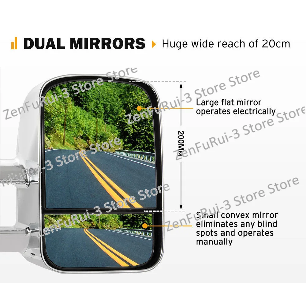 Suitable for Triton MQ/MR 2015 to current foldable electroplated mirror electric rearview mirror