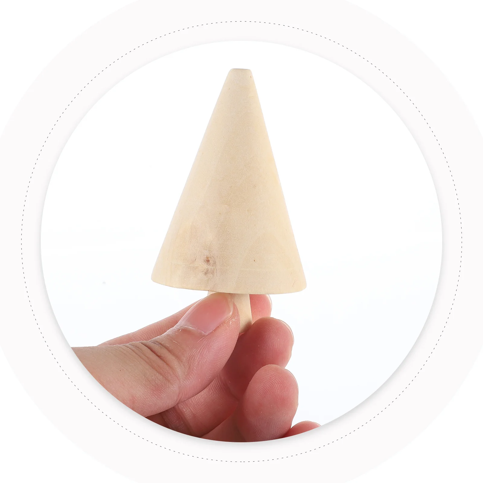 

10pcs Colorful Painted Wooden Mini Tree For Diy Craft Garden Decor Simulation Tree Micro Landscape Wood Crafts