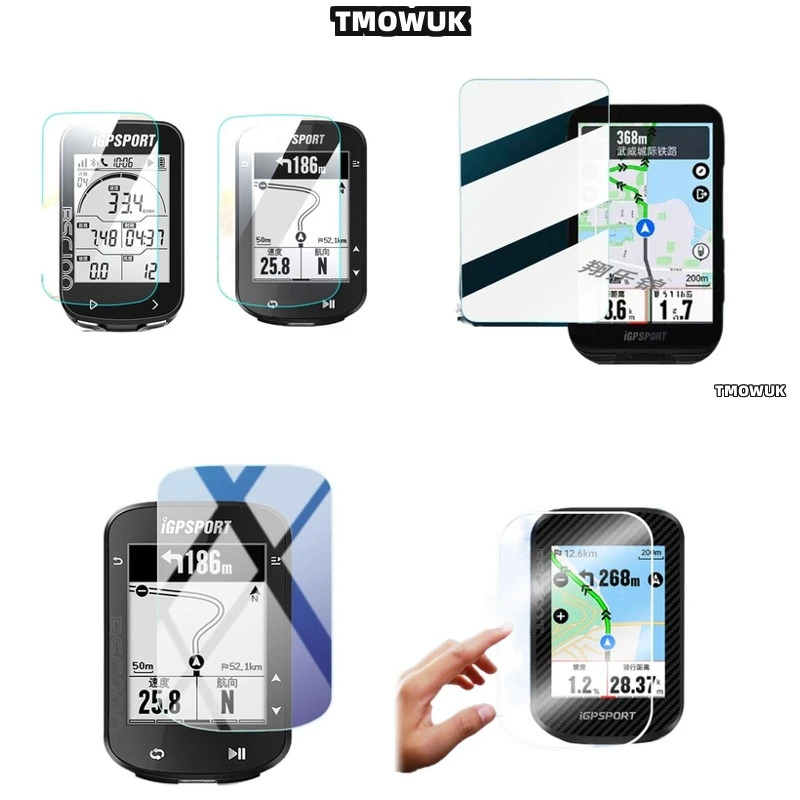 

For IGPSPORT BSC300 300T BSC200S IGS800 BSC200 - Crystal - Clear 9H HD Tempered Glass Screen Protector