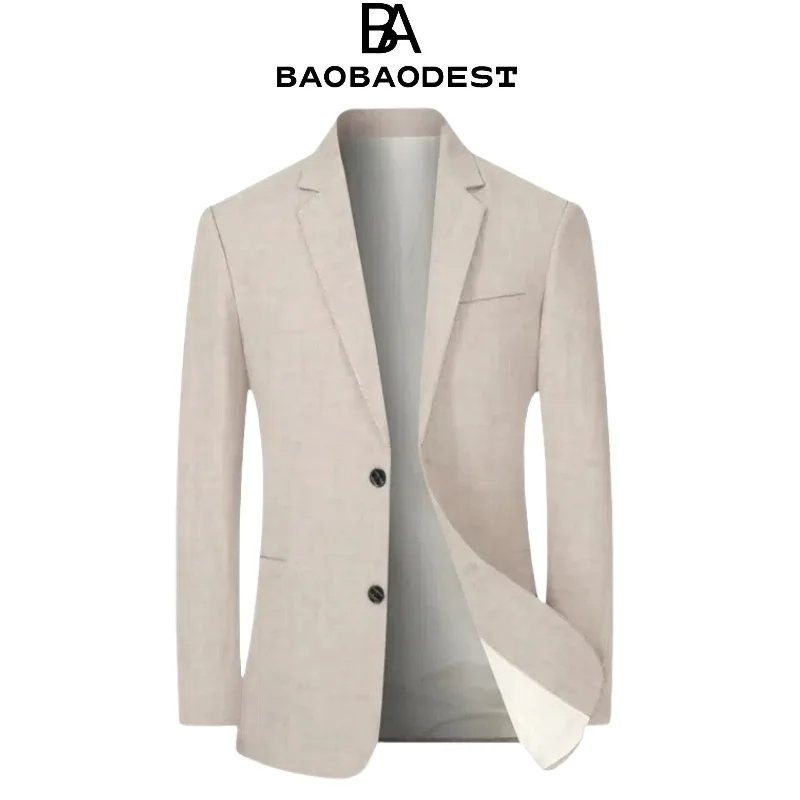 

"Custom Men's Suit Jacket - Single Breasted Two-Button Blazer for Business, Wedding & Party | Slim Fit Tailored Formal Coat |