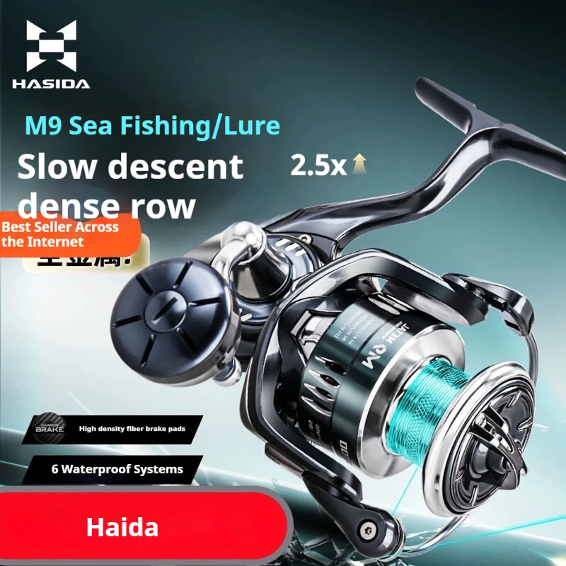moulinet-de-peche-hasida-m9-spinning-entierement-metallique-resistant-a-l'eau-salee-longue-portee-pour-la-peche-en-mer-la-peche-en-bateau-le-jigging-la-peche-aux-leurres-etanche