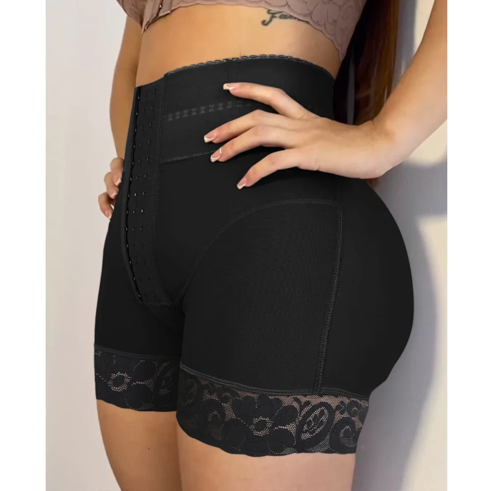 Fajas Colombianas Women Waist Trainer Shaping Shorts Tummy Control Butt Lifter Body Shaper Postpartum Girdle Butt-lifting Pants