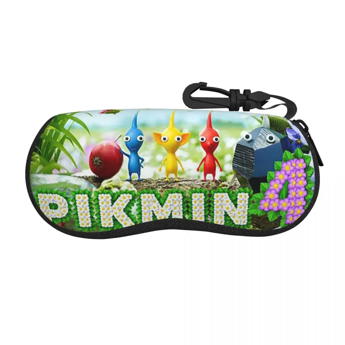 Pikmin 4 Shell Glasses Case Protector Sunglasses Box Women Men Soft Eyeglass Bag Pouch