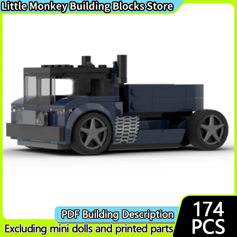 

Speed Racing Car Model MOC Building Bricks Classic Tipper Truck Modular Technology Children Holiday Gifts Assemble Toys Suit