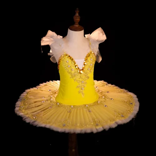 Imagen 2 del producto Leotardos de tutú de Ballet para niñas, vestido, Ropa de baile, trajes de escenario, ropa para niños, ropa para niños, actuación de princesa de verano, Hada