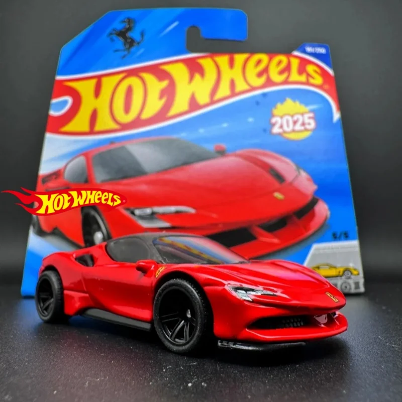 

Hot Wheels 1/64 Mainline Series 2025K Ferrari Sf90 Stradale Ferrari F40 Competizione Collectible Car Toys Diecast Vehicle C4982