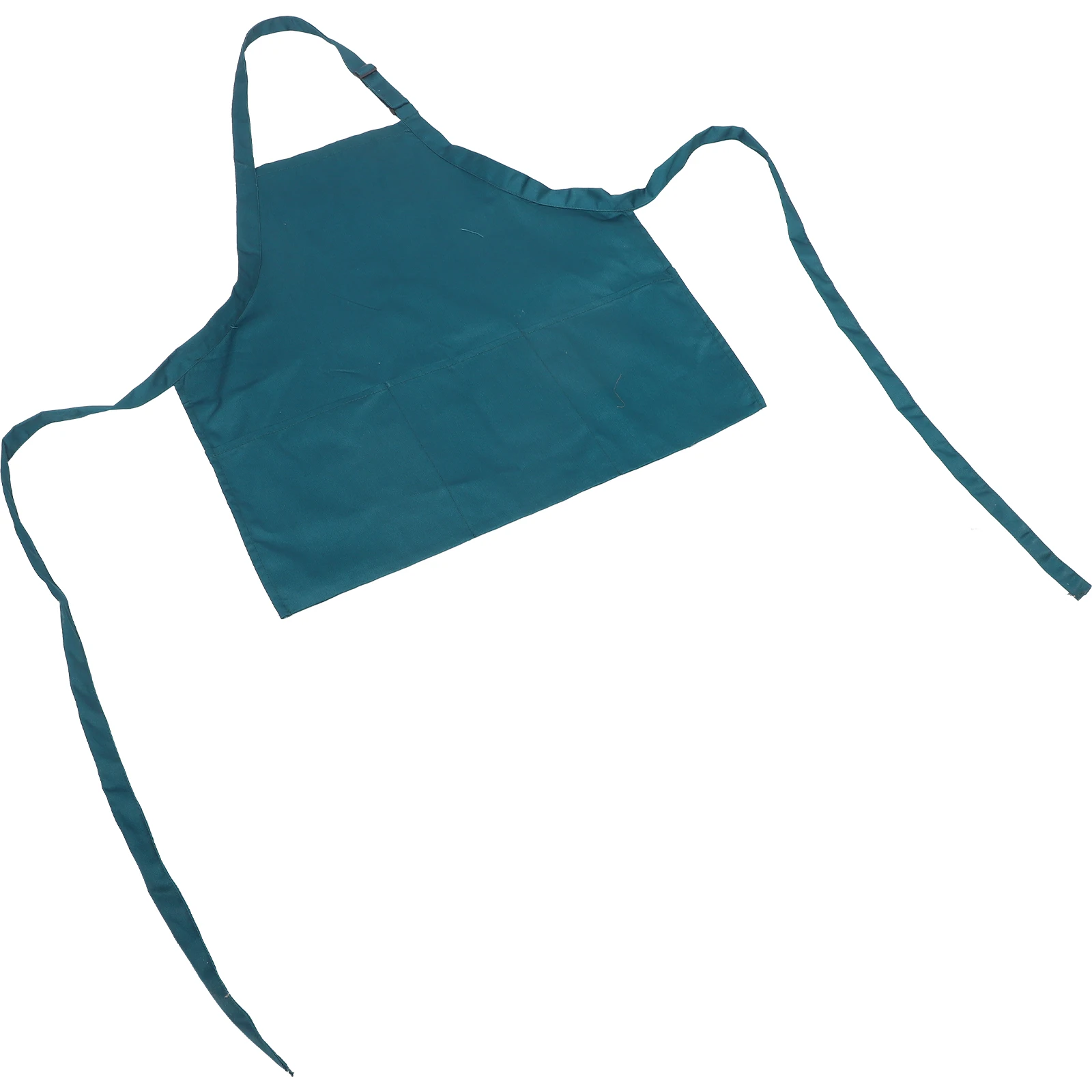 

Halter Neck Mens Work Apron For Gardening Polyester Cotton Restaurant Dishwasher Large Pocket Adjustable Waistb Green Color