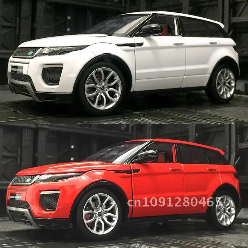 1:24 Range Rover Evoque SUV Legierung Auto Modell Diecast Metall Auto Fahrzeuge Modell Licht Mit Geschenke Kinder Simulation Off-road Spielzeug