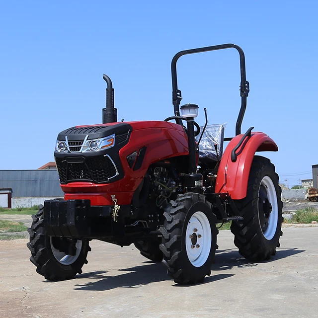Mini 4 Wheel Drive Tractor 25HP-60HP Compact Agricultural Tractor Small 4x4 Farm Tracteur for Rural Use