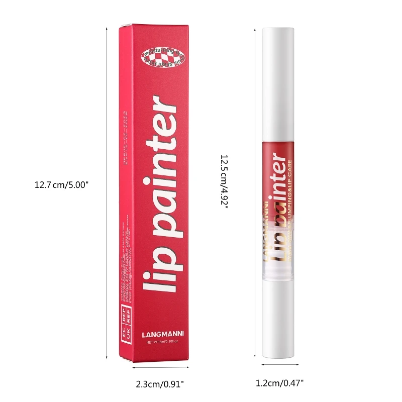 Conveniently Moisturizing Liquid Lipstick Twistable Lip Gloss with Shimmering and Hydrating Easy Application Dropship