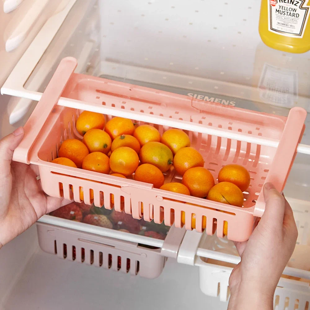 Hanging  Organizer Refrigerator Egg Fruit  Box Drawer Baskets  Accessories Fridge Organizer Shelf