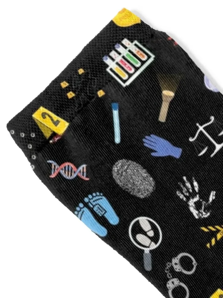 Crime and Order-True Crime-Criminal Justice-Forensic Science Lover Socks japanese fashion designer brand Socks Women Men's