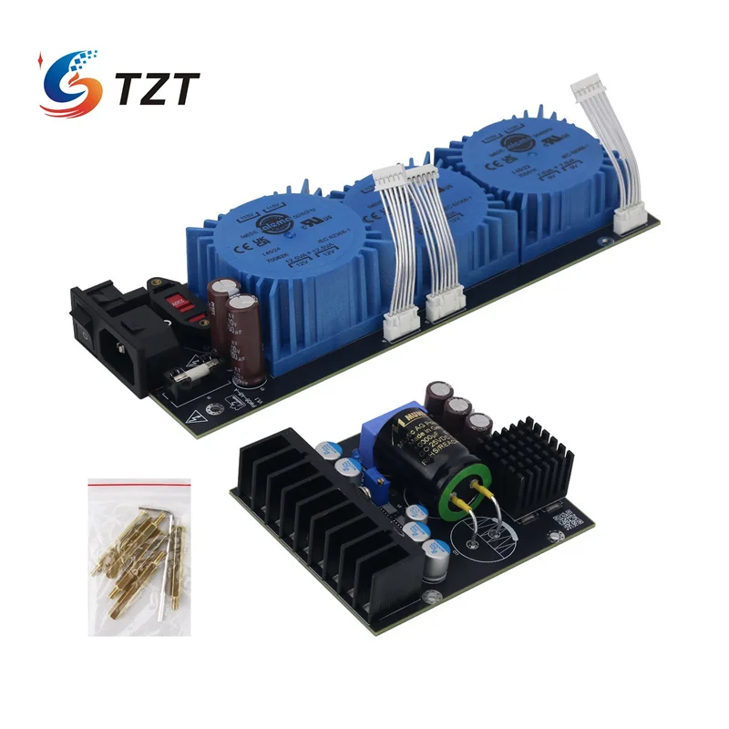 

TZT Eversolo A8 Linear Power Supply 110V/220V for Leafaudio PW08-A8 Digital Broadcast (Capacitor for Nichicon/Mundorf)